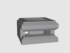 lego ww2 bunker costruzione giocattoli 3d print model - Mito3D