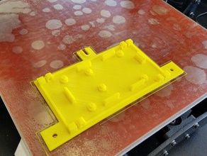 parte inferior de la placa ardunio mega 2560 rampas 14 cuadro 3d impresora partes 3d print model - Mito3D