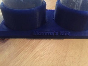 breast pump container stand household 3d print model - Mito3D
