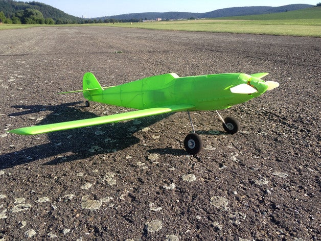messerschmitt 109t train d'atterrissage test de conversion jouet jeu accessoires 3D print model - Mito3D