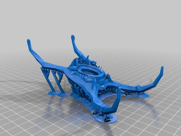 veneno headcrab oferece suporte criaturas meia-vida 3D print model - Mito3D