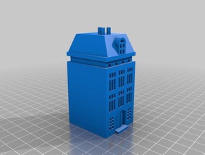 amsterdam houses buildings structures 3d design 3d print model - Mito3D