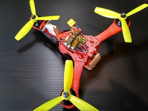 micro tricopter scrab rc véhicules 3d print model - Mito3D