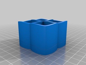 4 cilindro illusione interattiva art personalizzato 3d print model - Mito3D