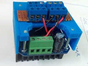 ibt 2 dc motor controller enclosure electronics 3d print model - Mito3D