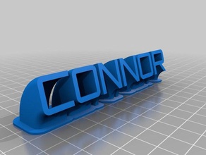 mon personnalisés balayage connor bureau 3d print model - Mito3D