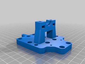 bowden mount v2 hictop 3d printer parts 3d print model - Mito3D
