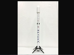 falcon 9 modelo de cohete complementos rc los vehículos 3d print model - Mito3D