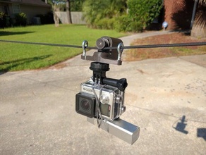 gopro motorizzato cavo della fotocamera strumenti hero 4 mount 3d print model - Mito3D