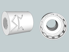 airsoft soda-Flasche flash-hider-Adapter Bau - Spielzeug 14mm 28 cap ccm ccw gun softair suppressor 3d print model - Mito3D