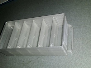 part drawer 6 bin organization 3d print model - Mito3D