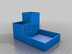 pencil case tray office asturias nt creativas oviedo holder up box 3d print model - Mito3D