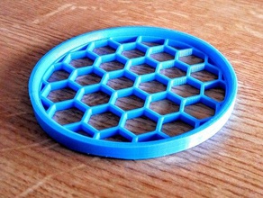 round soap dish - circle shape bathroom 3d print model - Mito3D