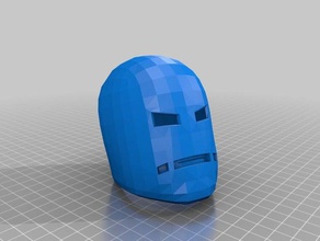 westler ironman 1 helmet 3d printing 3d print model - Mito3D