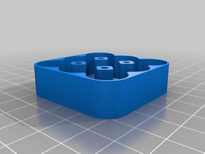 il mio personalizzato cassa di batteria magnetico contenitori 3d print model - Mito3D