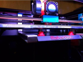 replicator 2 buildplate spacer 3d printer parts 3d print model - Mito3D