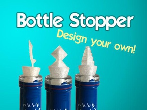 bottle stopper kitchen dining bottlestopper designproject makeredchallenge2 3d print model - Mito3D