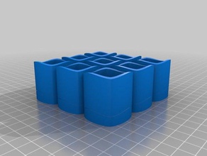 my customized ambiguous cylinder generator sine 2 interactive art 3d print model - Mito3D