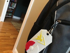 pokemon andare zaino tag team giallo i portachiavi voci accessori istinto il 3d print model - Mito3D