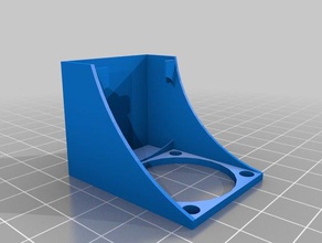 doble fanholder 30x30 e3d lite6 de la impresora partes 3d print model - Mito3D