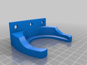 el aire caliente de la pared soporte mano herramientas 3d print model - Mito3D