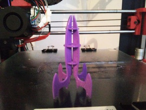 sliced rocket art 3d print model - Mito3D