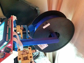 2020 oberen schiene filament spool montieren 3d Drucker Teile 3d print model - Mito3D