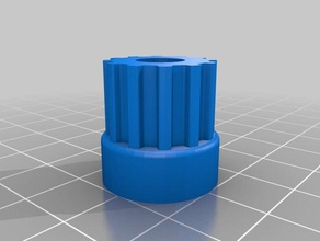 il mio personalizzato parametrico puleggia lotti i profili dei denti: 8 mm 3d la stampante parti 3d print model - Mito3D