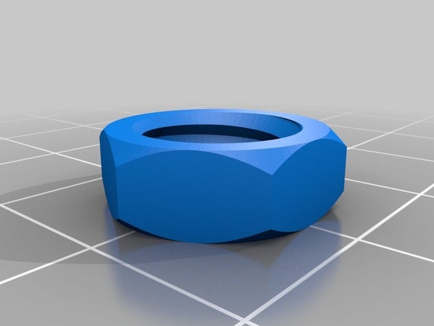 il mio personalizzato dado di lavoro bullone rondella filettata fabbrica parti 3D print model - Mito3D