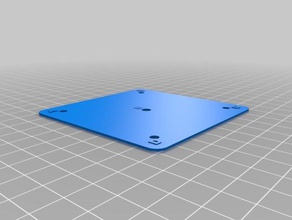 square tablet weave card lettered holes 3d printing 3d print model - Mito3D