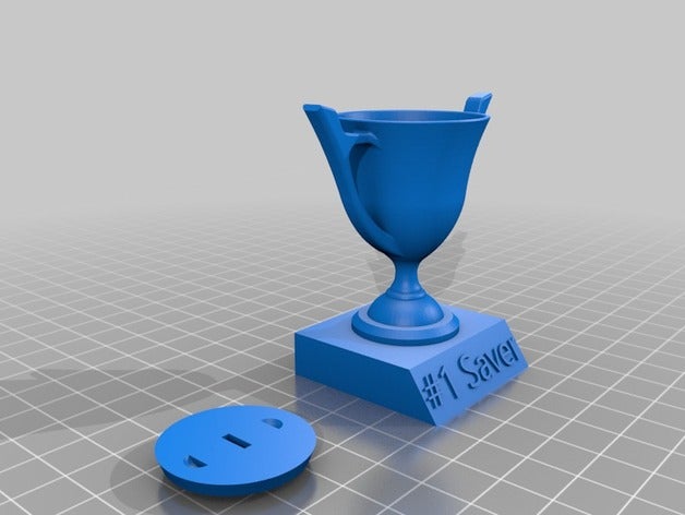 trophy piggy bank andere 3D print model - Mito3D