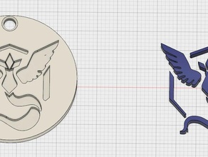 pokemon mavi takım token git moda 3d print model - Mito3D