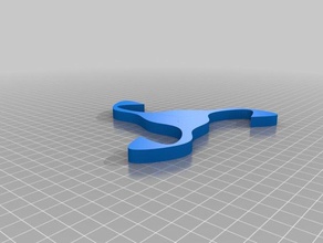 tessellation escher triad math art 3d print model - Mito3D
