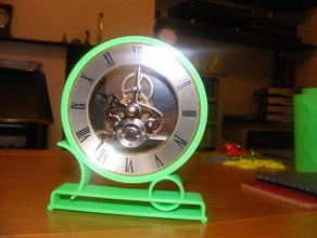 esqueleto relógio decoração 3d print model - Mito3D