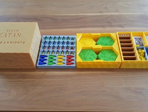 scatola di stoccaggio città cavalieri giochi gioco da tavolo catan colono settlersofcatan i coloni 3d print model - Mito3D
