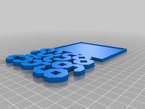 meine angepasste 10 Ziffern-puzzle Rätsel 3d print model - Mito3D