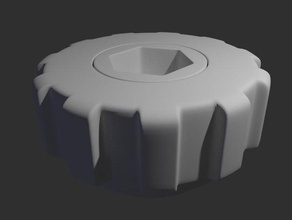 planetaria orientada perilla de sujeción partes el agarre la manija tornillo mariposa 3d print model - Mito3D