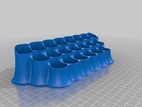 21 gel paste holder organization americolor 3d print model - Mito3D