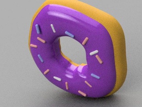 donut sprinkles food drink 3d print model - Mito3D