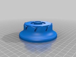 exprimidor del rotor las piezas de repuesto openscad 3d print model - Mito3D
