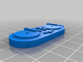 portachiavi giradischi 1 3d print model - Mito3D