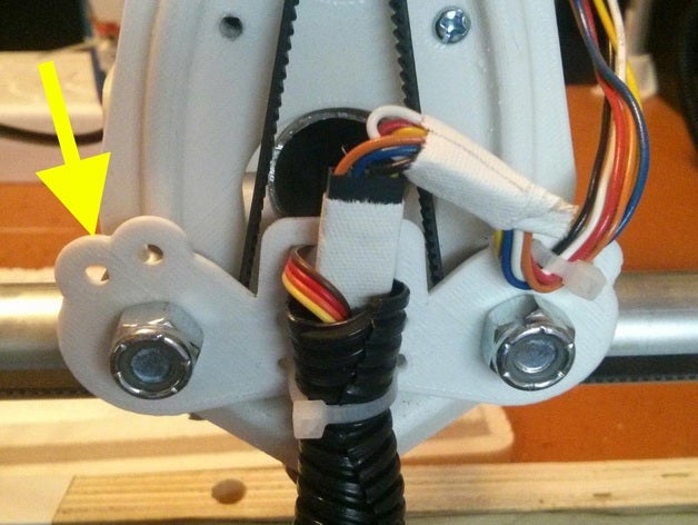 mpcnc arnés de cable la lavadora-par partes 525 add-on 3D print model - Mito3D