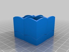 4 joined interactive art customized 3d print model - Mito3D