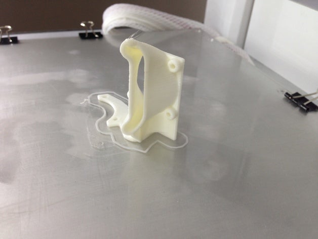 e3d volcano fan-shroud piggyback printer parts cyclops fan shroud e3dv6 mount 30mm 3D print model - Mito3D