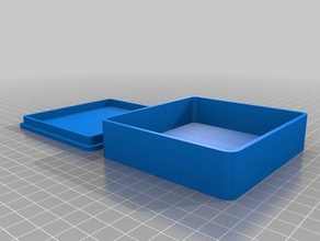 my customized rounded box 2 containers 3d print model - Mito3D