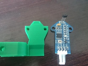 cl-260 z-axis hall sensor mount 10mm rod 2 screw holes 3d printer parts 3d print model - Mito3D
