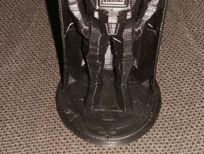 low-poly darth vader stand 3d la stampa starwars star wars 3d print model - Mito3D