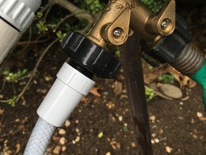 tubo doccia rubinetto da giardino adattatore all'aperto accoppiatore accessori 3d print model - Mito3D