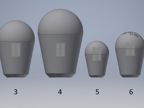 engrenagem botões cae ultra shifters 8 versões automotivo 3d print model - Mito3D