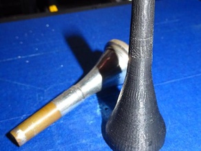 french horn mouthpiece 3d printing 3d print model - Mito3D